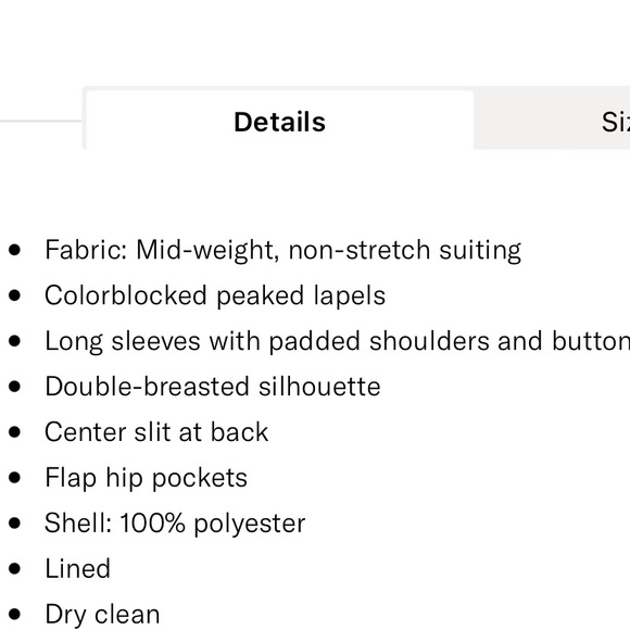 Generation Love | NWOT Raelynn White + Black Color Block Blazer Size: XS/S - Picture 7 of 8